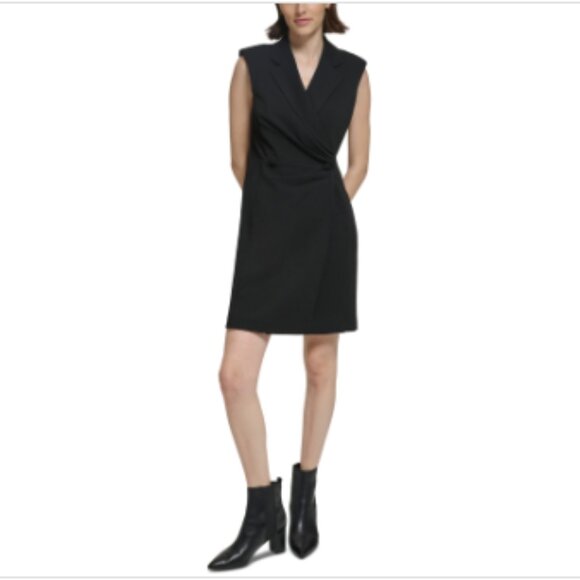 Calvin Klein Women's Blazer Sheath Dress - Black - Picture 1 of 1